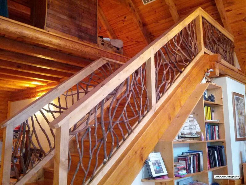 laurel stair railing