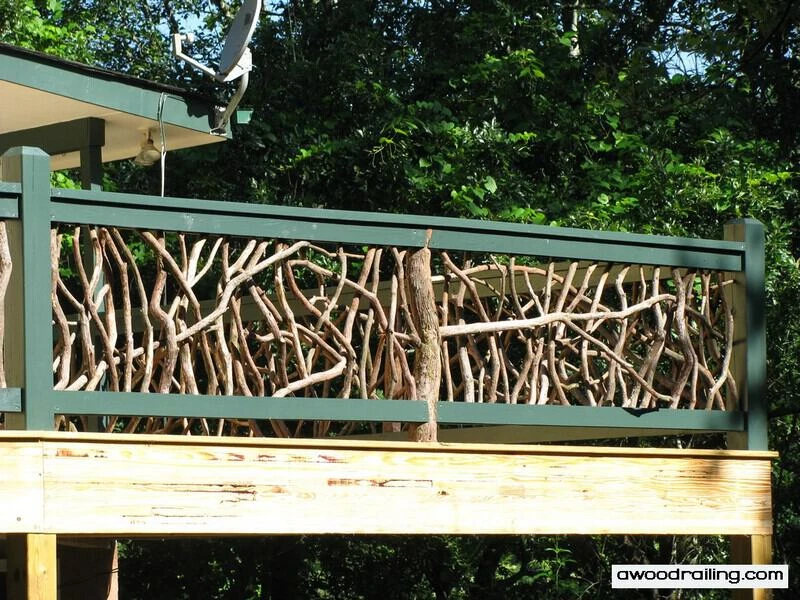 Outdoor Wood Handrails