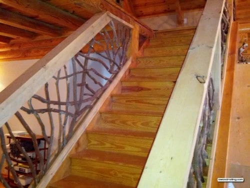 Wood Railing For Stairs