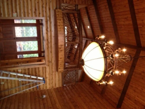 Curved Balcony Handrail Installed In Atlanta