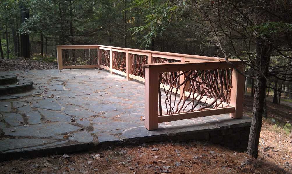 Upstate New York Deck Railing