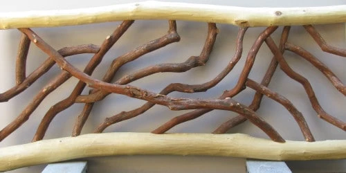 Log And Branch Railing