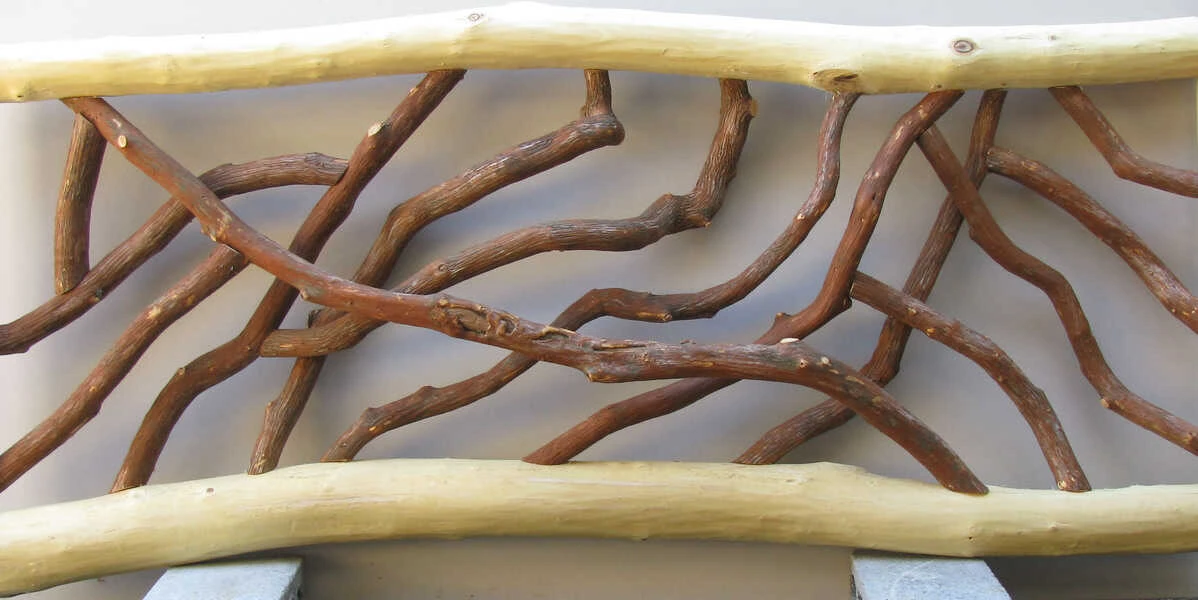 Log and Branch Railing