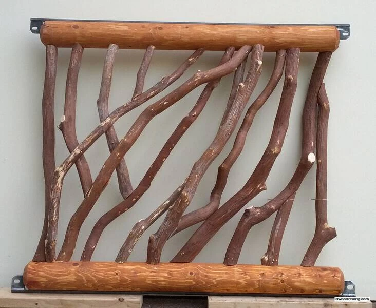 Cedar Log Railing