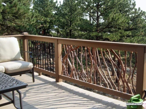 Composite Deck Railing And Deck Furniture