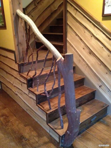 Branch Railing For Stairs