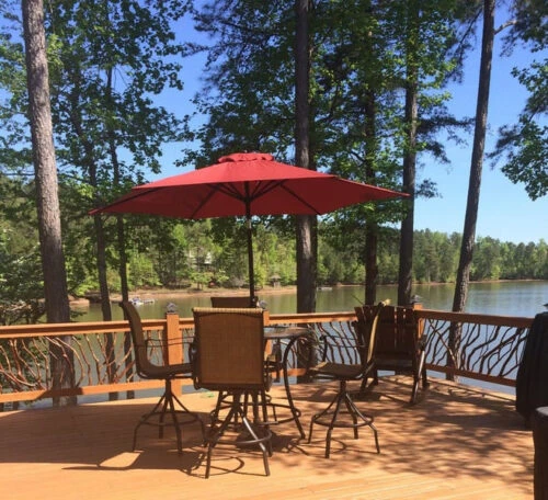 Wood Railing And Deck Furniture
