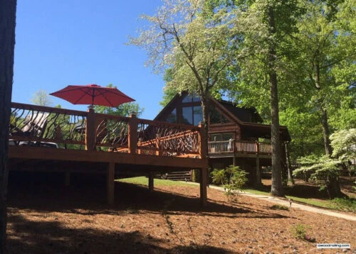New Deck And Existing Home