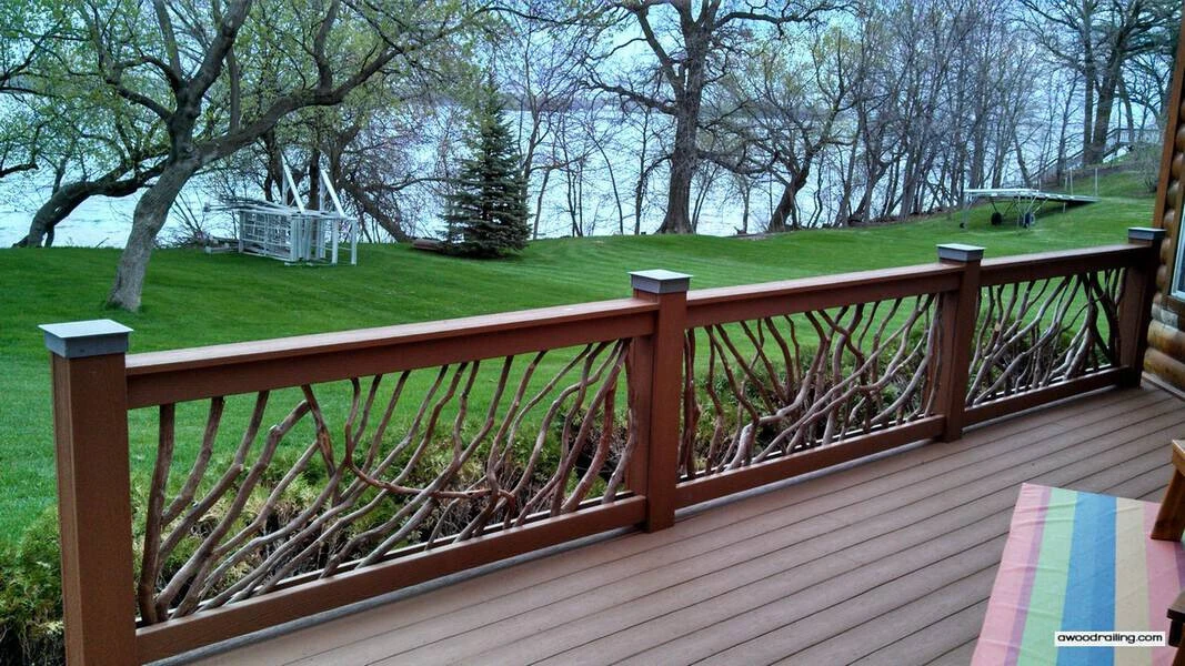 Minnesota Lake Home Deck Railing