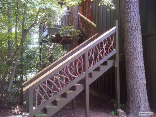 Asheville, NC Side Railing On Stairs