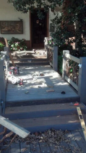 Handrail Installation In Progress