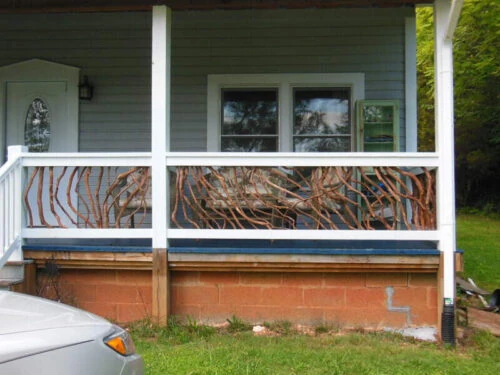Branch Railing from Cherokee, North Carolina