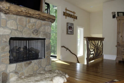 Branch Banister With Sunburst Railing