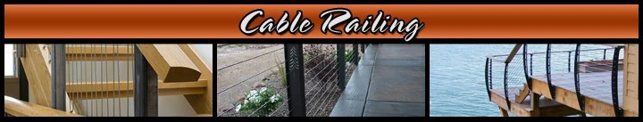 A collection of cable railing designs showcasing sleek lines and contemporary aesthetics, exemplifying innovative outdoor railing solutions for decks and patios.