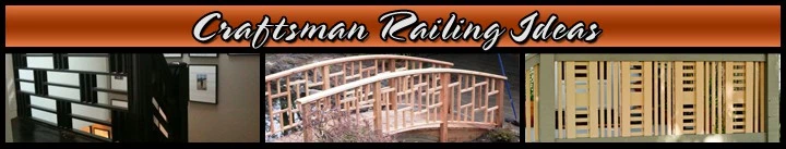 A collection of craftsman railing ideas showcasing traditional designs with wood and metal elements, exemplifying elegant outdoor railing solutions.