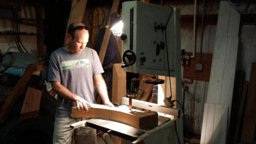 Cutting A Curve With A Bandsaw