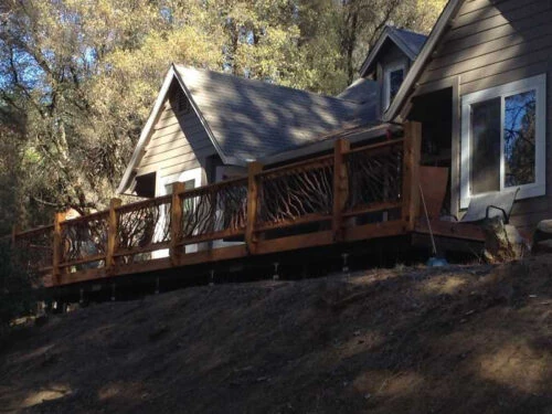 Rodeo, CA Back Yard Deck Railing