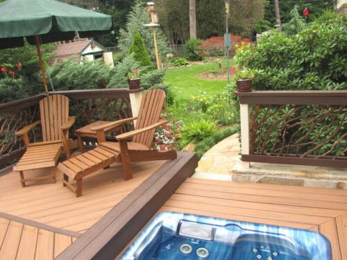 Hot Tub Deck Railing
