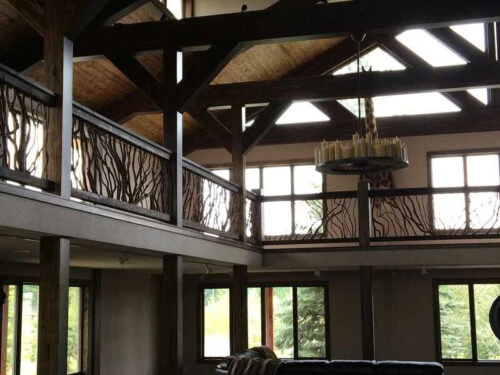 Rustic Balcony Railing