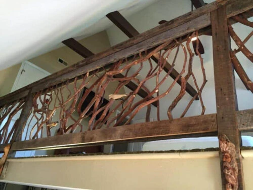 Rustic Balcony Railing