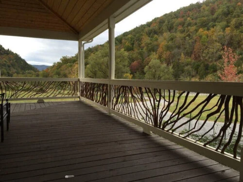 Lost River, WV Deck Railing With a View