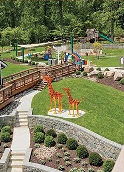 Children's Inn NIH Playground Handrail