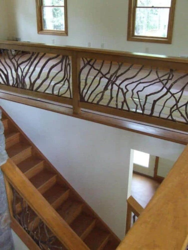 Interior Guardrail On Stairs Interior Guardrail On Stairs