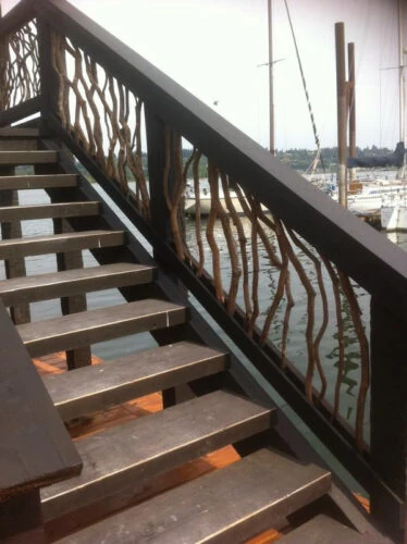 Boat House Stair Railing