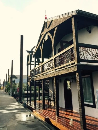 House Boat Timber Frame Handrail