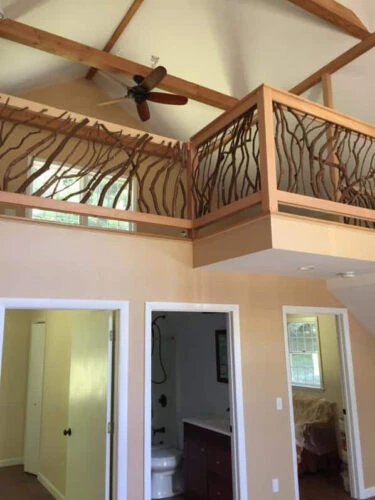 Branch Railing And Neutral Colors