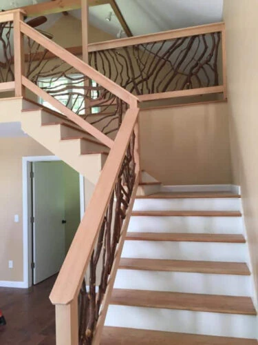 Arlington, VT Clean Lines And Clean Designs Interior Stair Handrails