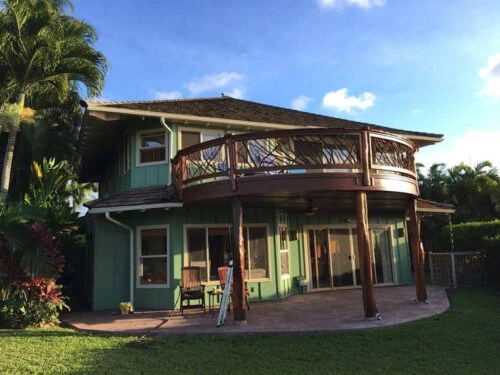 Curved Deck And Railing Hawaii
