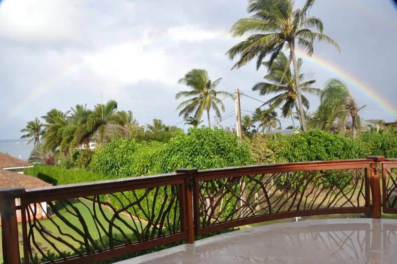 Hawaii deck rainbow