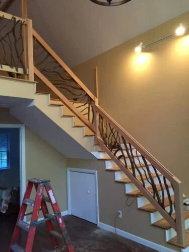 Modern Mountain Laurel Handrail Staircase