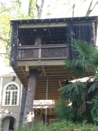 Mountain Laurel Handrails Treehouse Atlanta Georgia