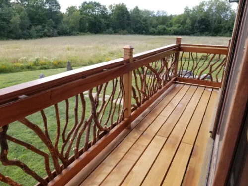 Balcony Overlooks The Farm