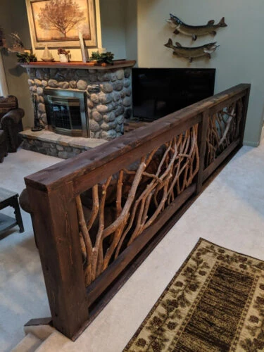 Louisville, KY Branch Railing Living Room Divider