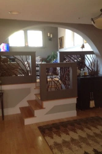 Elegant Loft Handrail Indoors