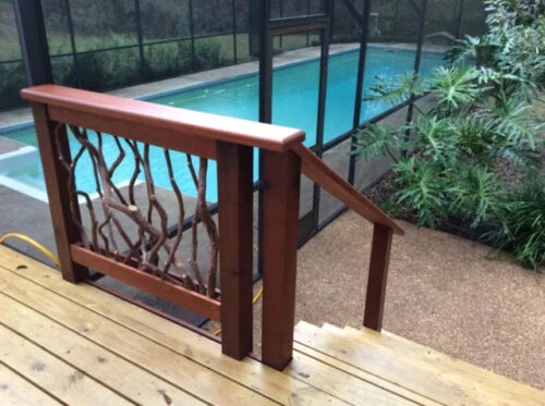 Guardrail And Swimming Pool