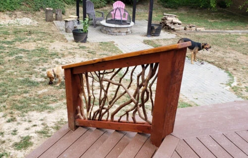 Handrail Center Of Stairs