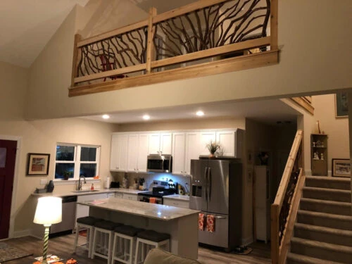 Charlotte, NC Living Room Balcony Handrails