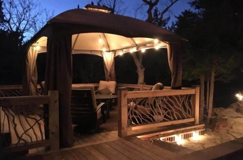 Multiple Types Of Deck Lighting