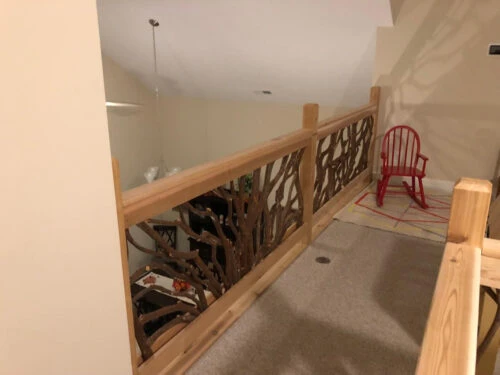 Rocking Chair And Railings