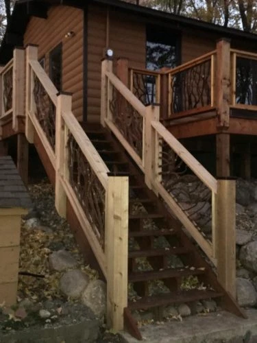 Sloping Homesite Stair Railing
