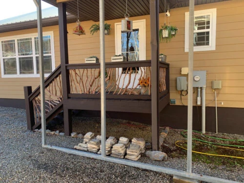 Small Project Front Steps Railing
