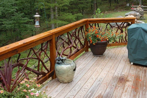 Cumberland, MD Stained Sticks On Handrail