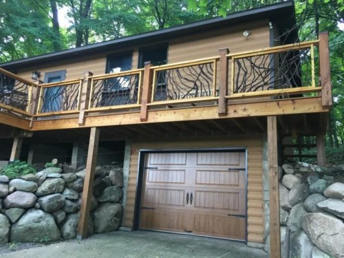 Wood Panel Garage Door