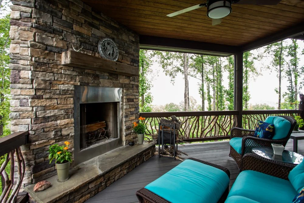 Rustic Railings For Rustic Porch
