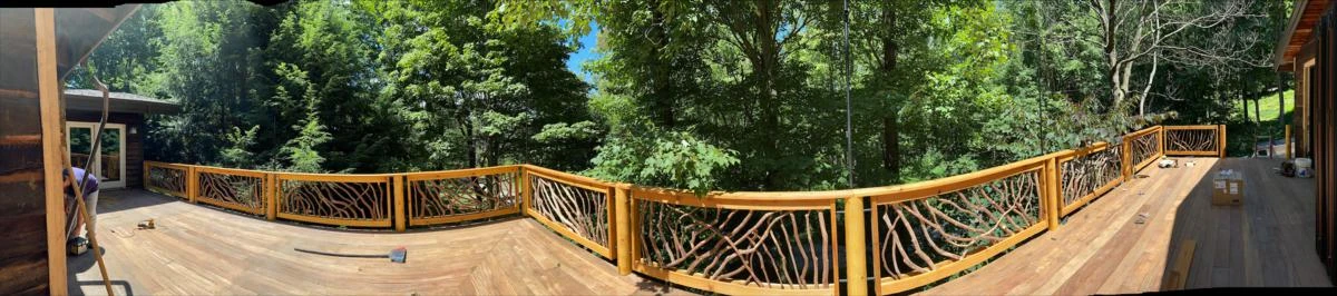 Panoramic View Of New Railings