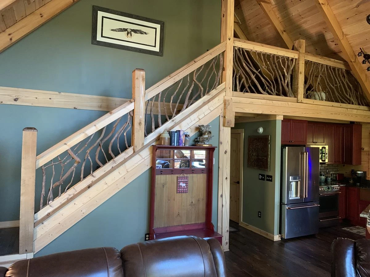 Adren Nc Interior Stair Handrail With Balcony Handrail